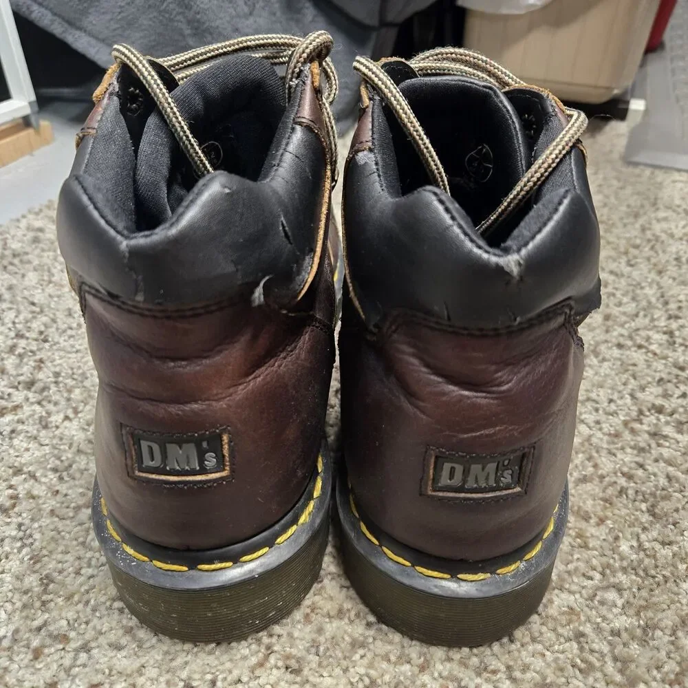 Dr Martens 9728 Chunky Brown Leather Hiking Boots Men’s 12 US Gorpcore